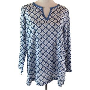 J Jill v-neck long sleeve top